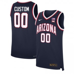 NCAA-Licensed Custom #00 Arizona Wildcats Men Navy Jersey | Basketball Fan Collectible 26050813