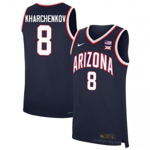 Ivan Kharchenkov #8 Arizona Cats Men Navy Player Basketball Jersey | Official Game Day Apparel 83424915