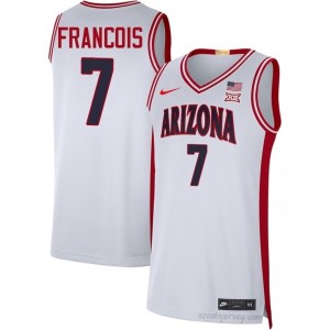 Jackson Francois #7 Men White Wildcats NCAA Basketball Jersey | Licensed Premium 64063188