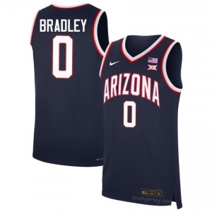 Jaden Bradley #0 Arizona Cats Men Navy Basketball Jersey | NCAA-Licensed Embroidered 69290438