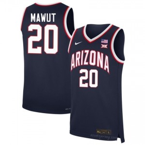 NCAA-Licensed Mabil Mawut #20 Arizona Cats Men Navy Jersey | Basketball Fan Collectible 74499193