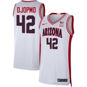 AZ Wildcats Sven Djopmo #42 Men White Basketball High School Jersey | Heavy-Duty Team Gear 10080272