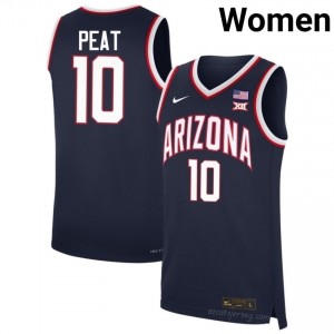 Koa Peat #10 Arizona Wildcats Women Navy College Basketball Jersey | Official Game Day Apparel 48934738
