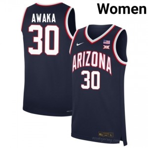 NCAA-Licensed Tobe Awaka #30 Arizona Cats Women Navy Jersey | Basketball Fan Collectible 81025500