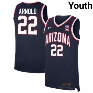 Addison Arnold #22 Arizona Cats Youth Navy Player Basketball Jersey | Official Game Day Apparel 55474239