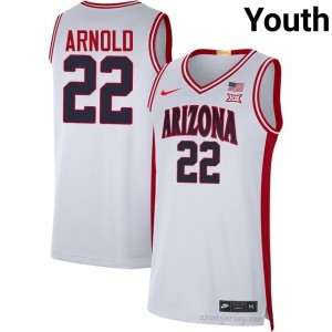 Addison Arnold #22 Youth White AZ Wildcats High School Basketball Jersey | Licensed Premium 28594258