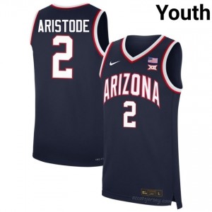 NCAA-Licensed Dwayne Aristode #2 Arizona Wildcats Youth Navy Jersey | Basketball Fan Collectible 85923510